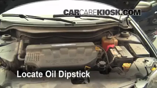 2004 Chrysler Pacifica 3.5L V6 Huile Vérifier le niveau de l'huile